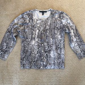 Snake Skin Pattern Cardigan